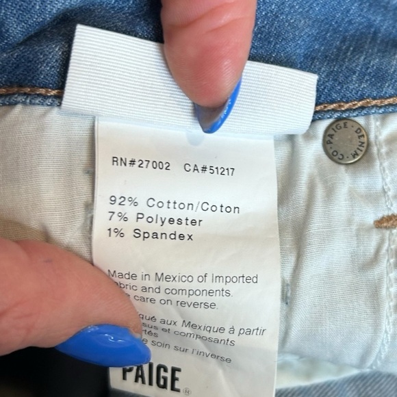 Paige Jax Cut Off Knee Short - Picture 11 of 14